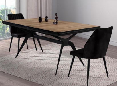 Luxus Esszimmertisch Ausziehbarer Design Küchentisch Holz Braun Tisch